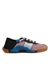 Dolce & Gabbana Multicolor Lace Up Low Top NS1 Sneakers Shoes -   -  Dolce & Gabbana.